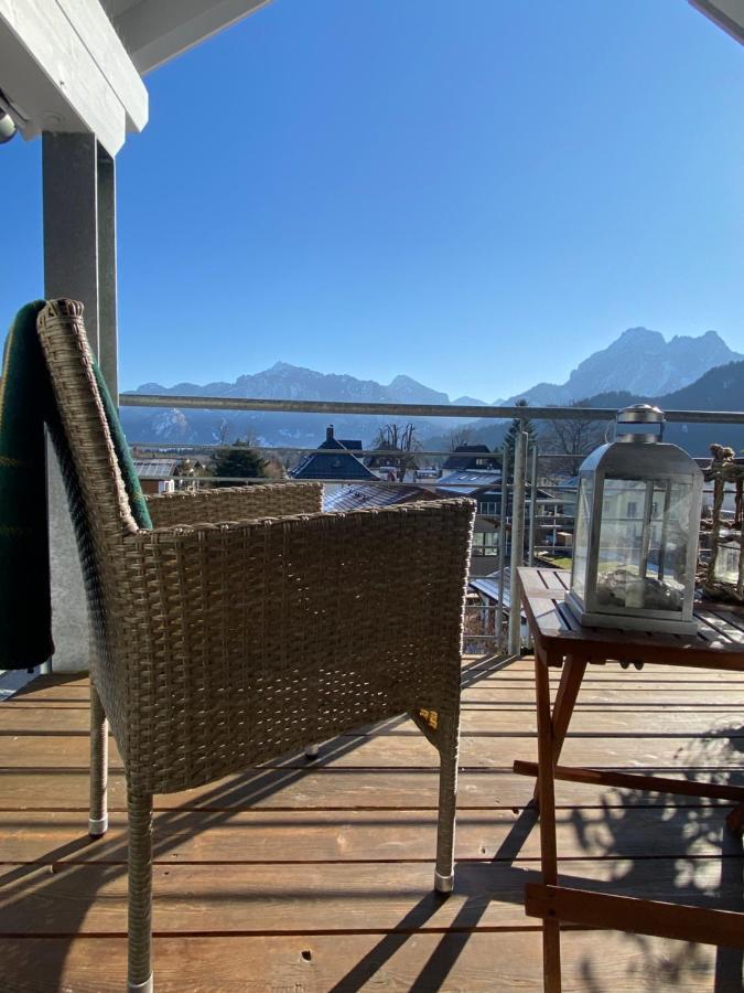 Ferienwohnung Penthouse Bargholz Füssen Exterior foto