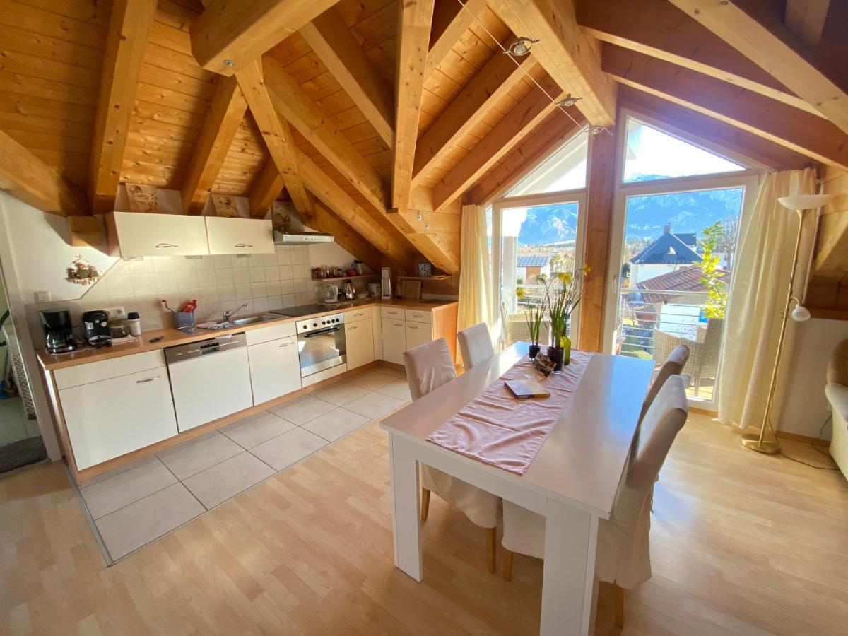 Ferienwohnung Penthouse Bargholz Füssen Exterior foto